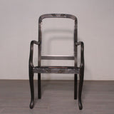 Casco de Silla con brazos tallada en madera de caoba