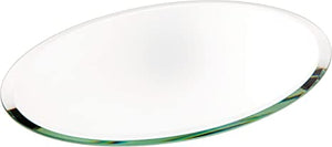 Cubierta de Vidrio Ovalado Biselado 0.80 x 0.92 con 9 a 11 mm de grosor