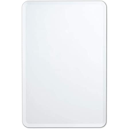 Cubierta de vidrio rectangular biselado con esquinas redondas 0.4 x 0.72 con 6 a 9 mm grosor